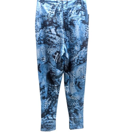 MARCIANO by Guess Silky Fabric Fantasy Flight Studio Pants sz 4 blue - Picture 3 of 7